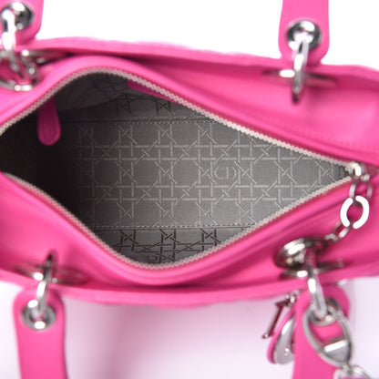 Christian Dior Lambskin Cannage Medium Lady Dior Pink 5 of 9