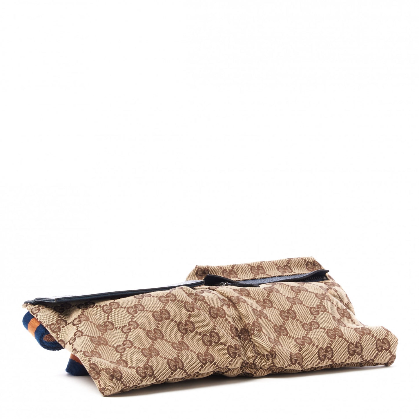 Monogram Web Belt Bag Navy