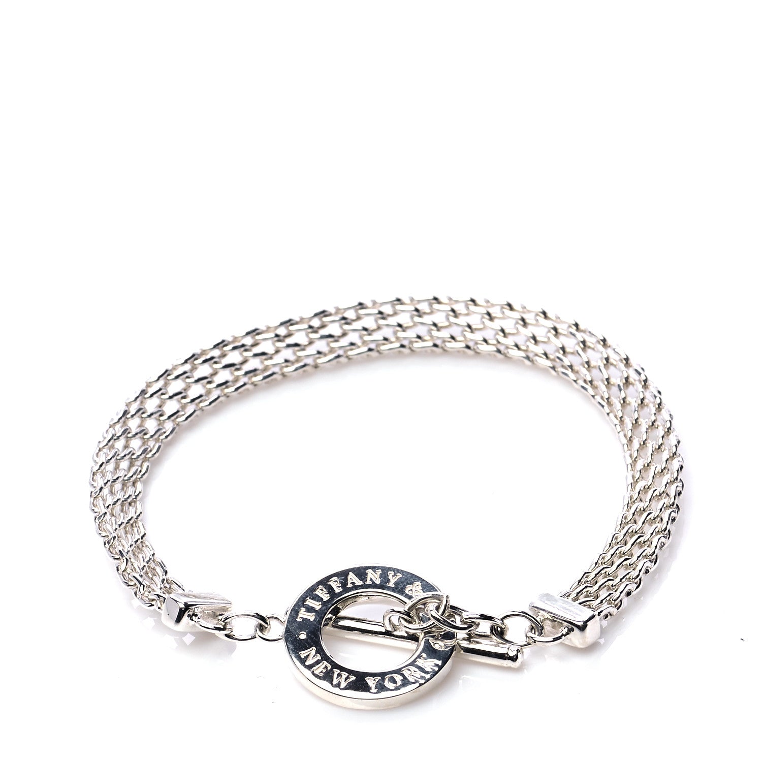 Tiffany Sterling Silver Somerset Toggle Bracelet 1 of 7