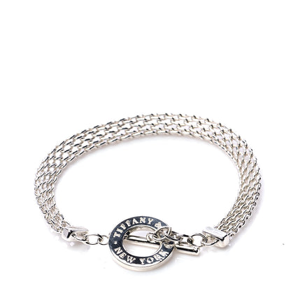 Tiffany Sterling Silver Somerset Toggle Bracelet 1 of 7