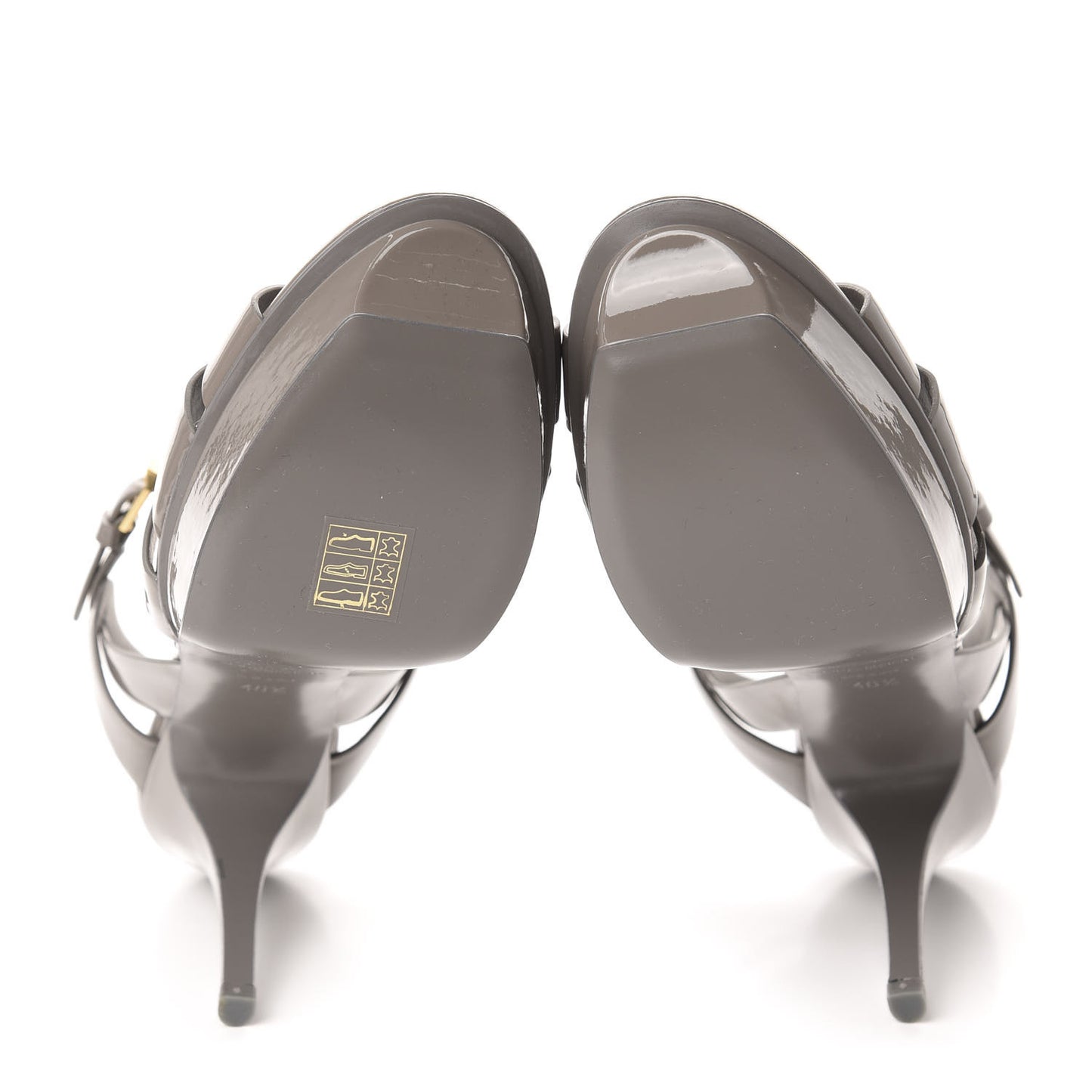 Patent Tribute 75 Platform Sandals 40.5 Fog