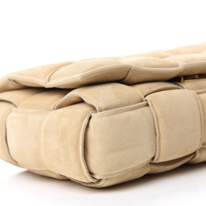 Bottega Veneta Suede Calfskin Maxi Intrecciato Padded Cassette Crossbody Bag Sand 6 of 11