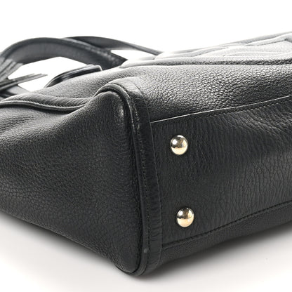 Gucci Pebbled Calfskin Small Soho Top Handle Bag Black 9 of 11