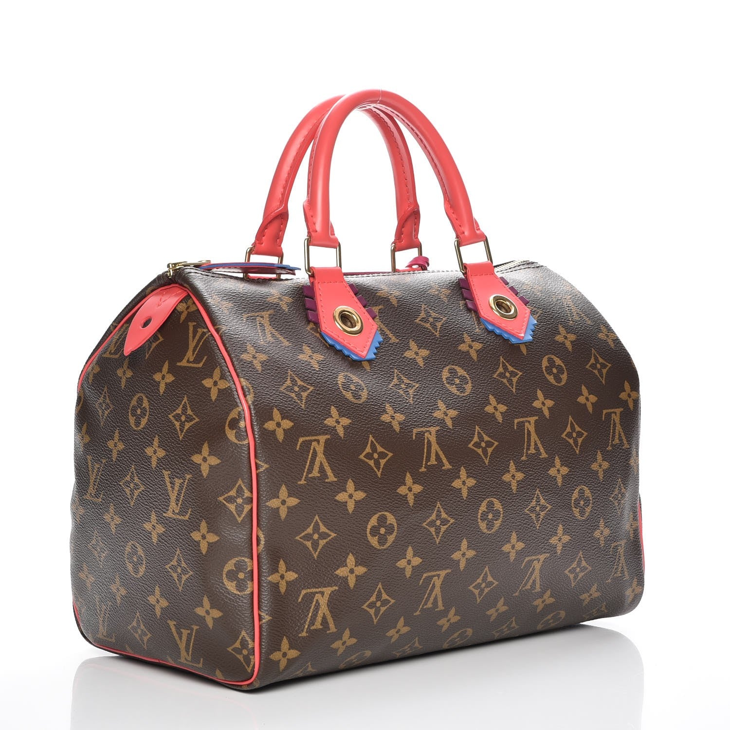 Louis Vuitton Monogram Totem Speedy 30 Flamingo 3 of 6