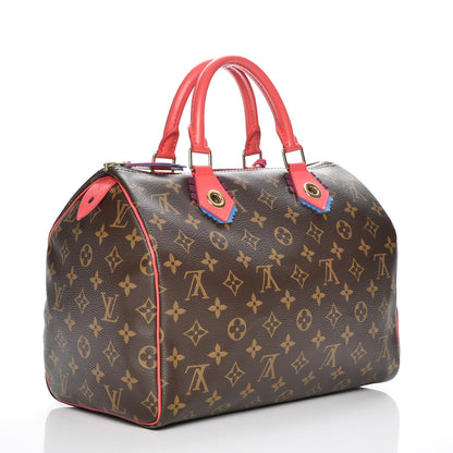 Louis Vuitton Monogram Totem Speedy 30 Flamingo 3 of 6