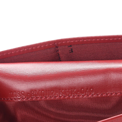 Fendi Zucca Continental Wallet Tobacco Rosso 8 of 9