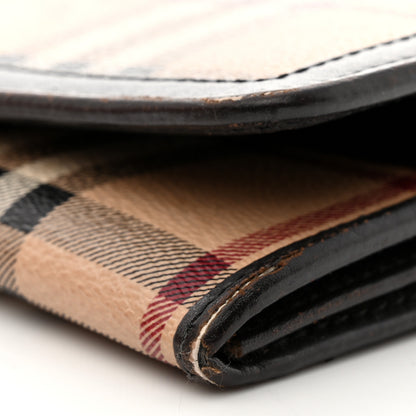 Burberry Haymarket Check Penrose Continental Wallet Brown 11 of 14