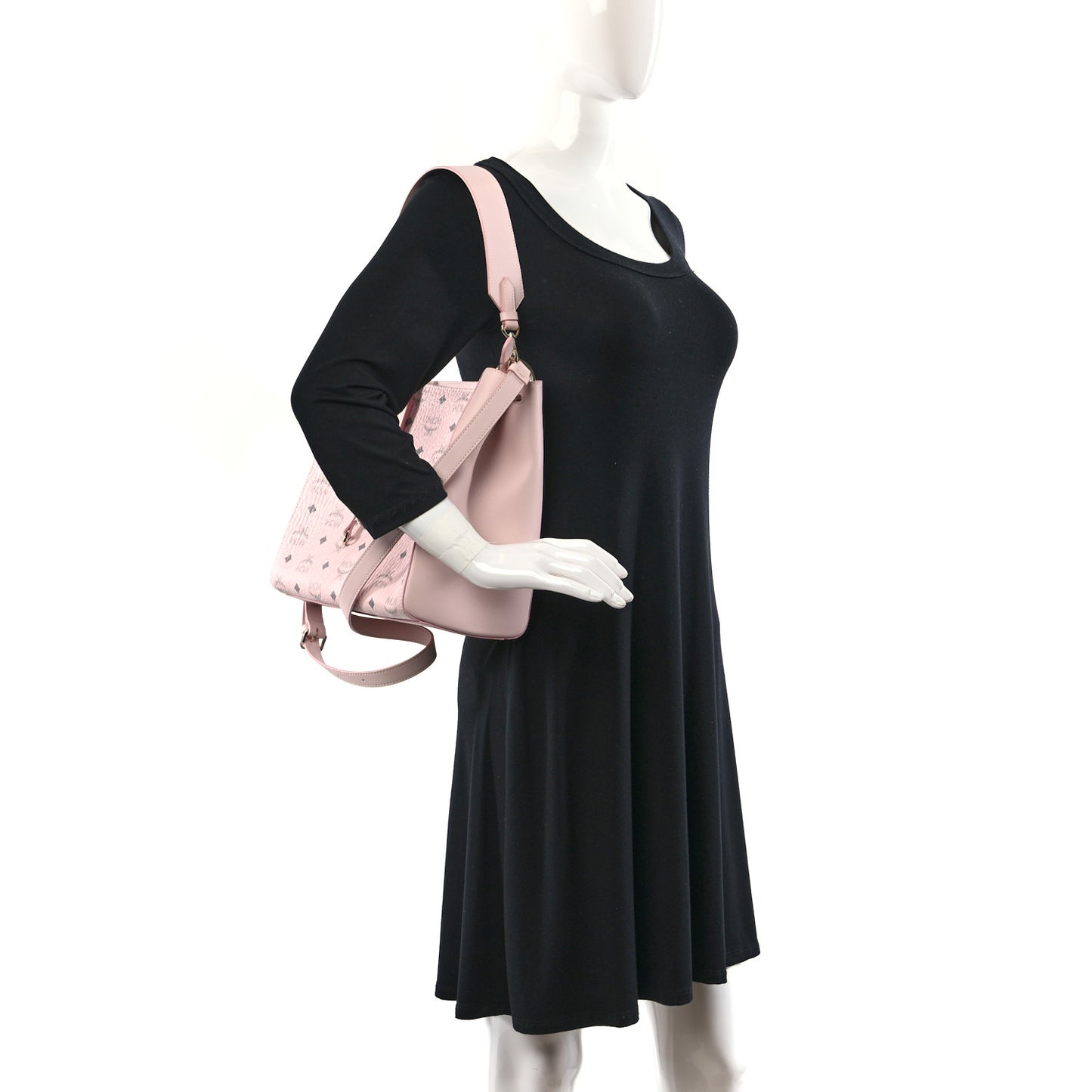 Visetos Medium Aren Hobo Powder Pink