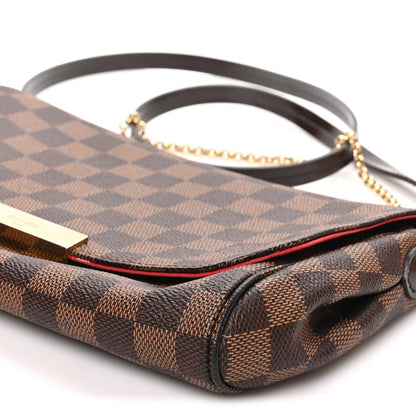 Louis Vuitton Damier Ebene Favorite MM 8 of 10