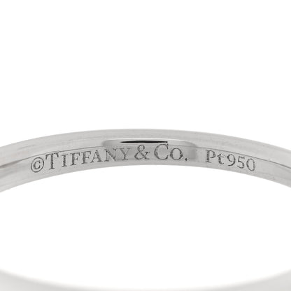 Tiffany Platinum Diamond .27ct Solitaire Square Cut Engagement Ring 46 3.75 4 of 5