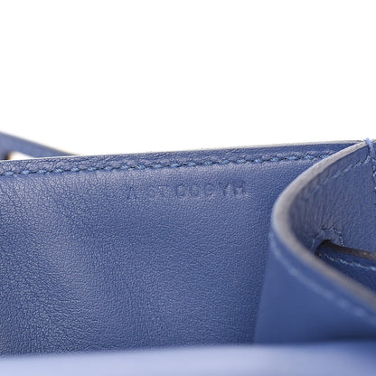 Hermes Swift Kelly Pochette Clutch Bleu Brighton 7 of 31