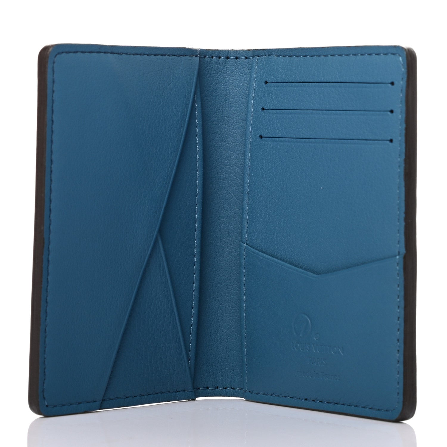 Louis Vuitton Taurillon Pocket Organizer Blue 5 of 7