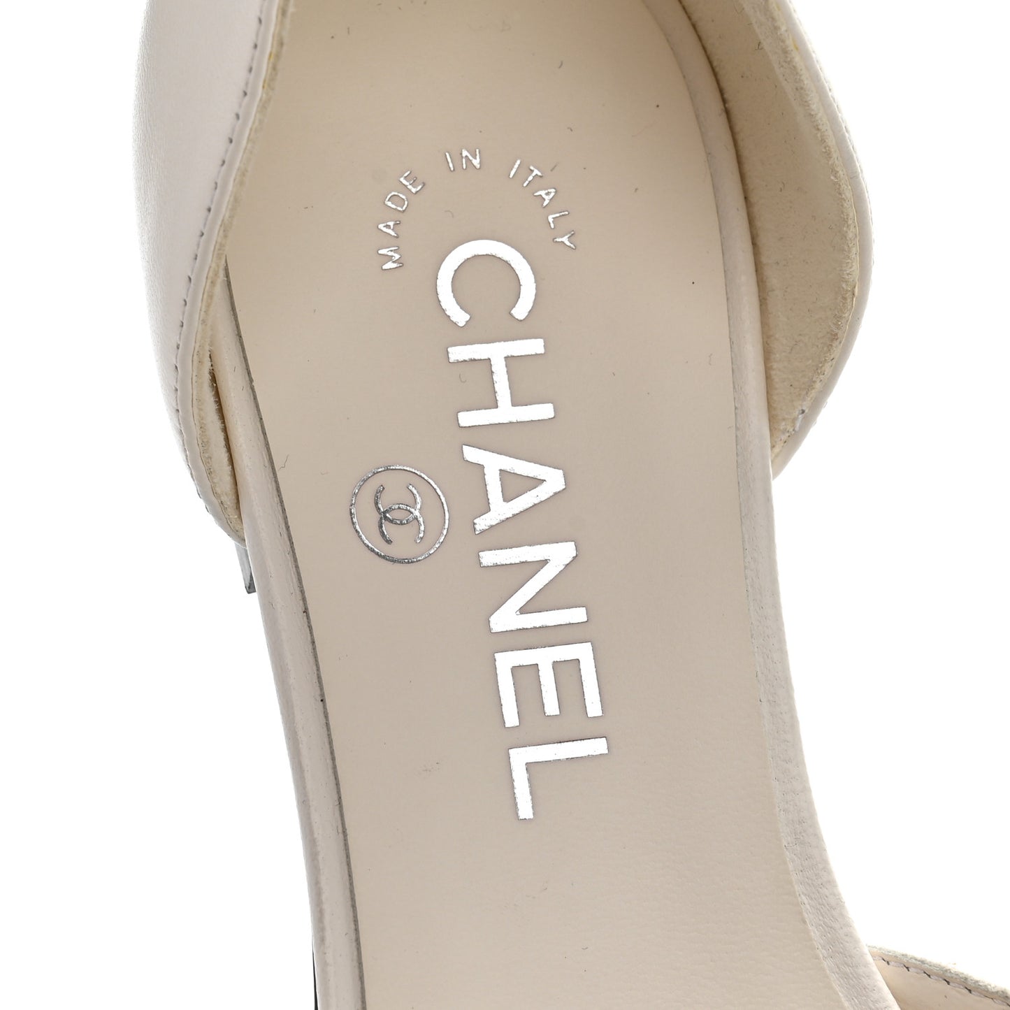 Lambskin Patent Calfskin Cap Toe Camellia Mary Jane Flats 37 White Black