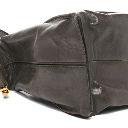 Chloe Natural Shiny Calfskin Small Paraty 24 Bag Flannel Grey 9 of 10