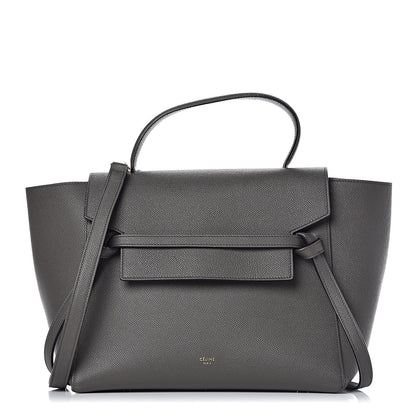 Celine Drummed Calfskin Small Belt Bag Grey 1 of 12