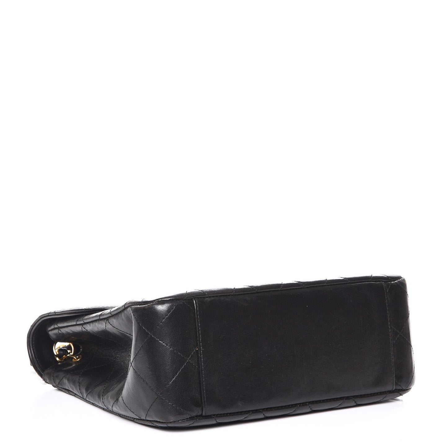 Lambskin Quilted Small Flap Black