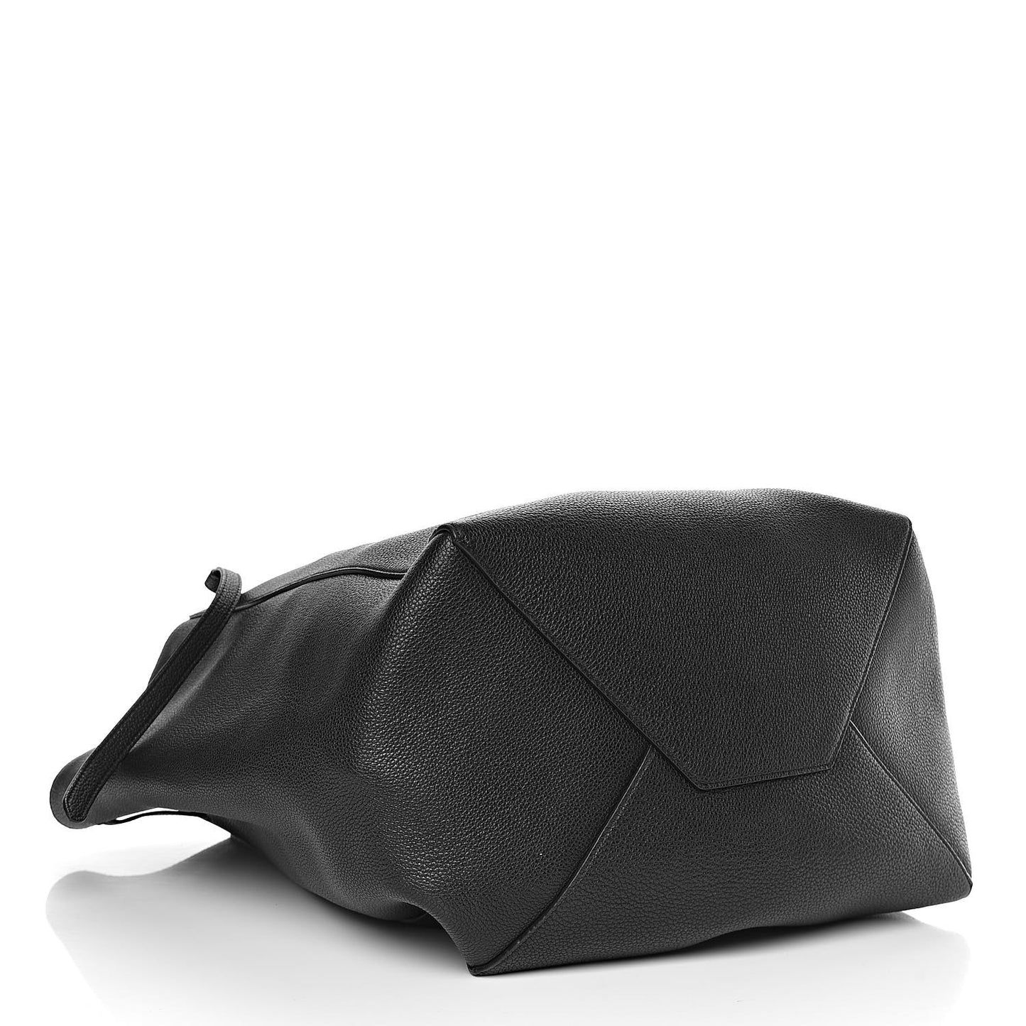 Soft Grained Calfskin Medium Belt Cabas Phantom Black