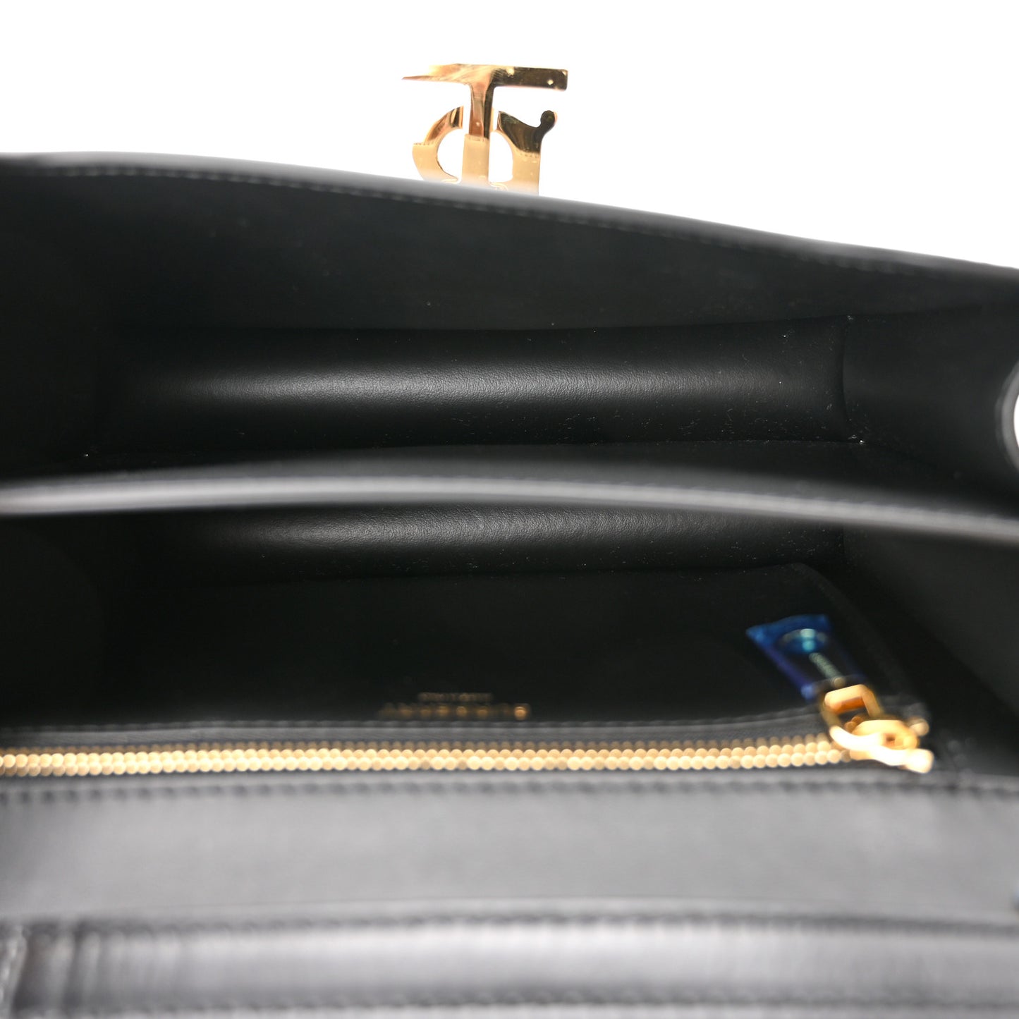 Calfskin Medium TB Bag Black