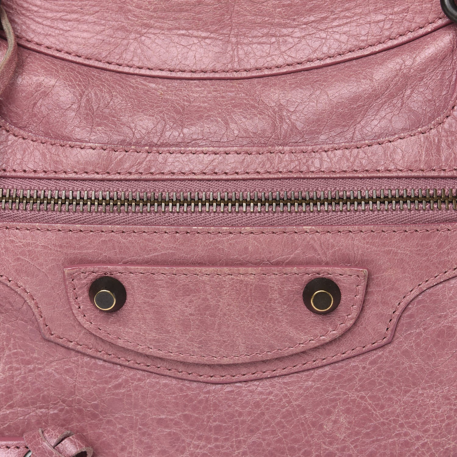 Balenciaga Agneau Classic Hardware Town Rose Bruyere 10 of 10