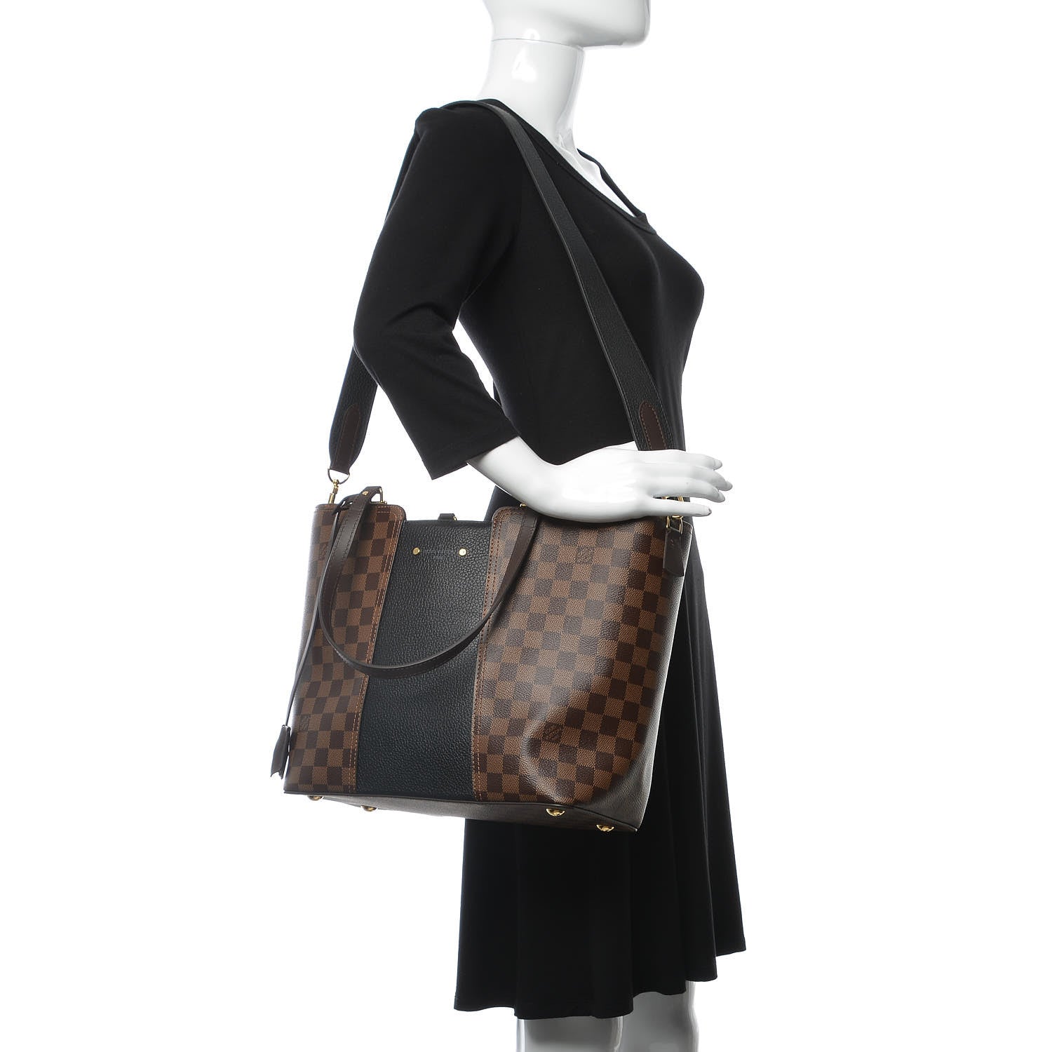 Louis Vuitton Damier Ebene Jersey Black 2 of 10