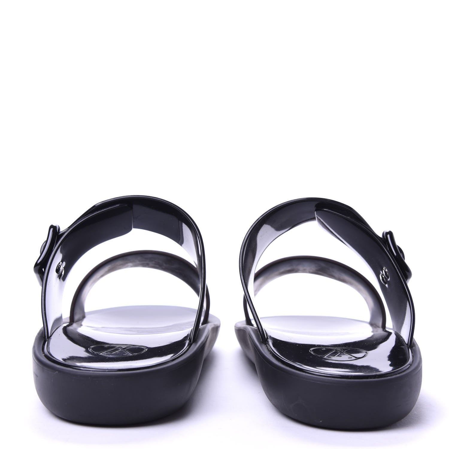 Louis Vuitton Monogram Sunbath Flat Mule Sandals 39 Black 6 of 9