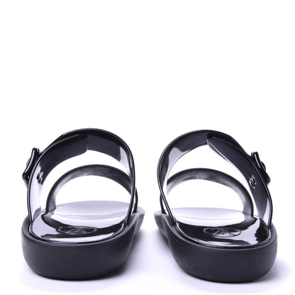 Louis Vuitton Monogram Sunbath Flat Mule Sandals 39 Black 6 of 9