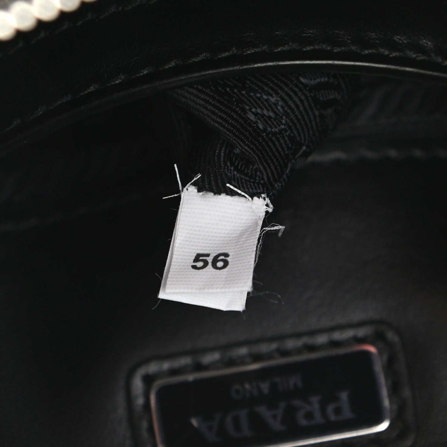 Prada Saffiano Travel Brique Crossbody Messenger Bag Black 11 of 14
