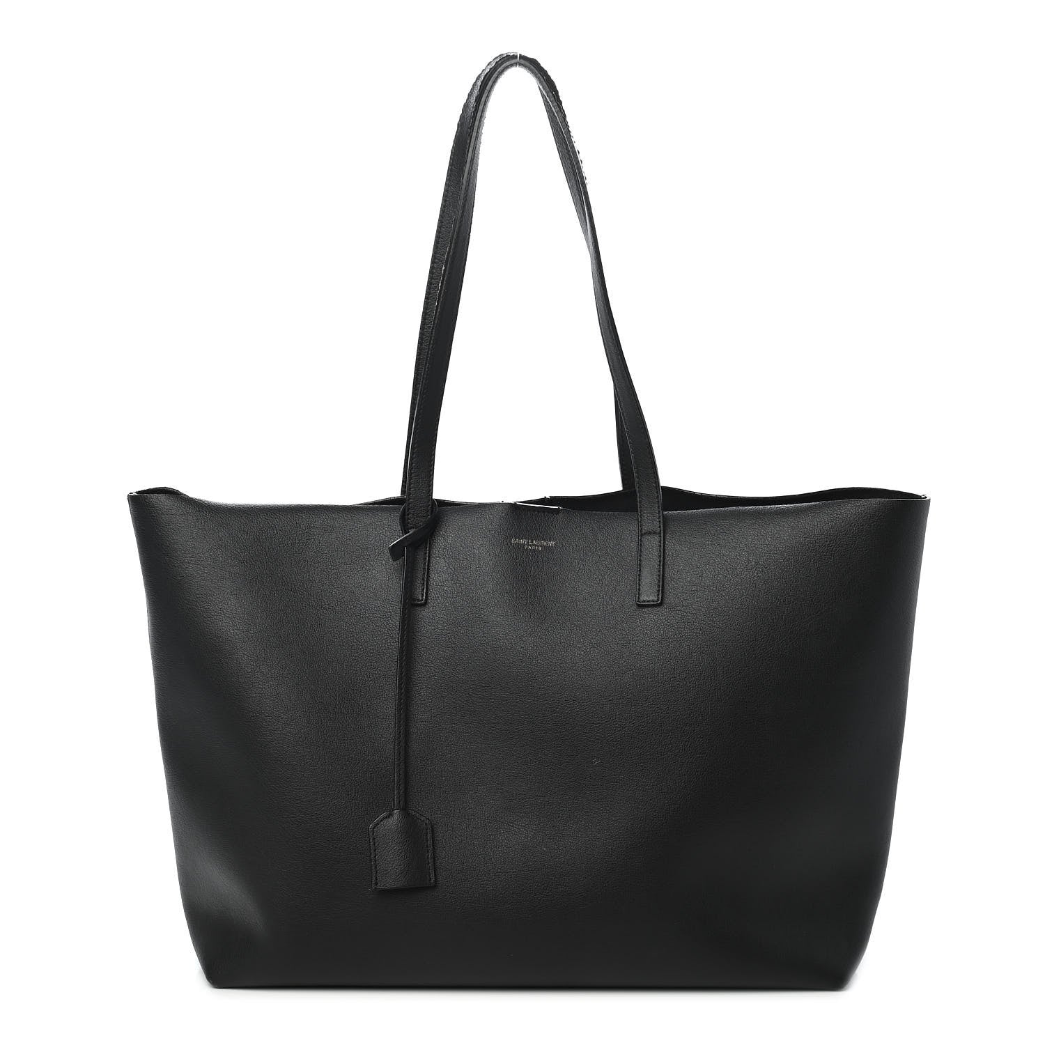 Saint Laurent Calfskin Large Shopping Tote Black 1 of 11