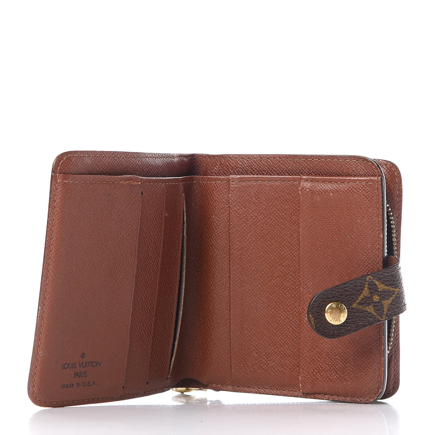 Louis Vuitton Monogram Compact Zippe Zipped Wallet 7 of 9