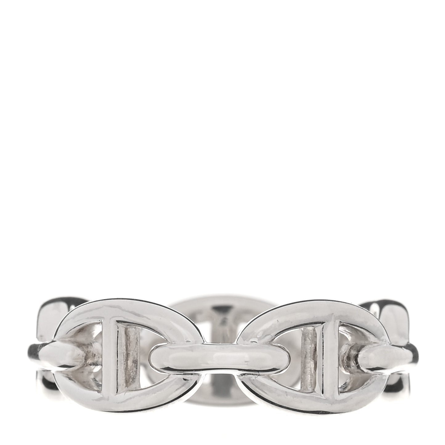 Sterling Silver PM Chaine d'Ancre Enchainee Band Ring 59 8.75