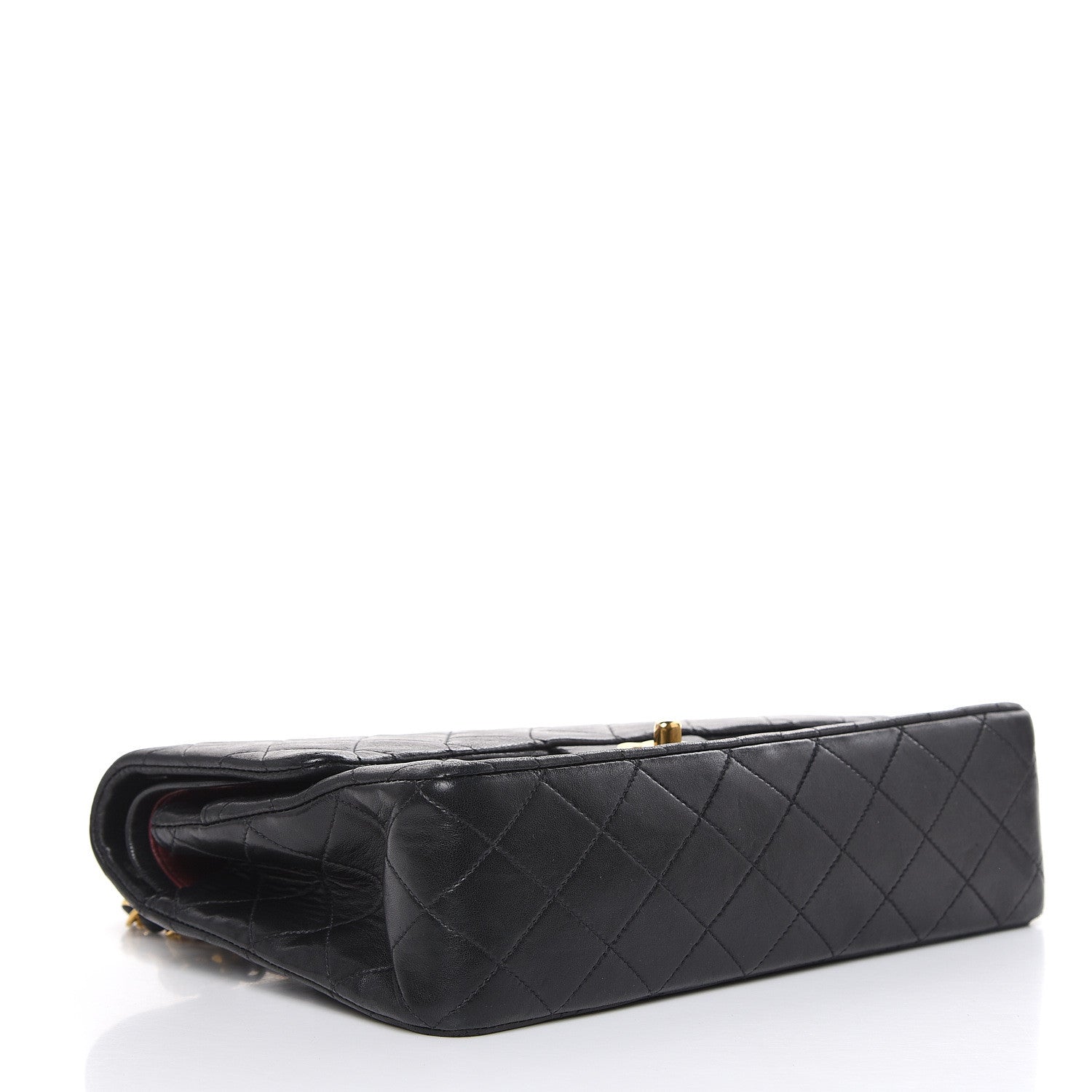 Chanel Lambskin Quilted Medium Double Flap Black 5 of 22