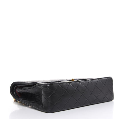 Chanel Lambskin Quilted Medium Double Flap Black 5 of 22