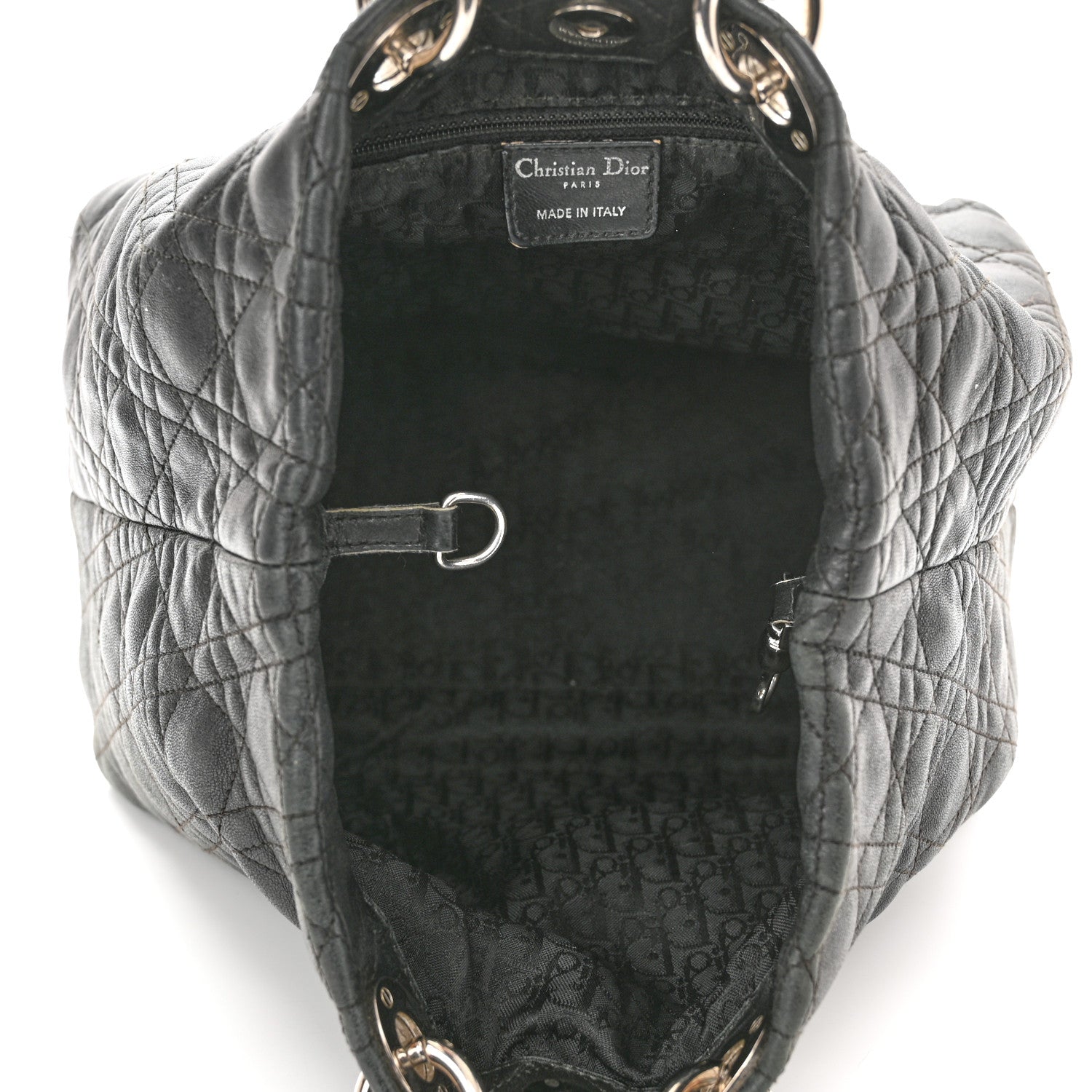 Christian Dior Lambskin Cannage Medium Soft Lady Dior Black 8 of 21
