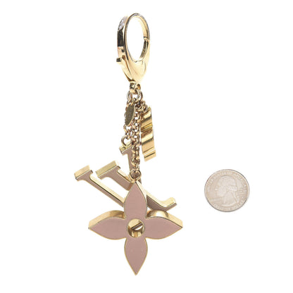 Louis Vuitton Fleur De Monogram Bag Charm Pink 2 of 7