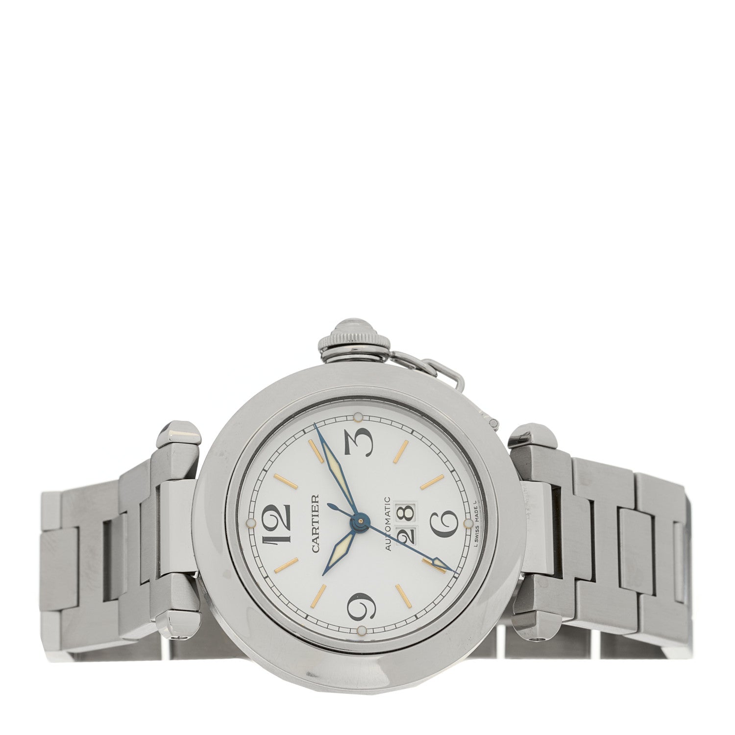 Cartier Stainless Steel 35mm Pasha C Big Date Automatic Watch 2 of 5