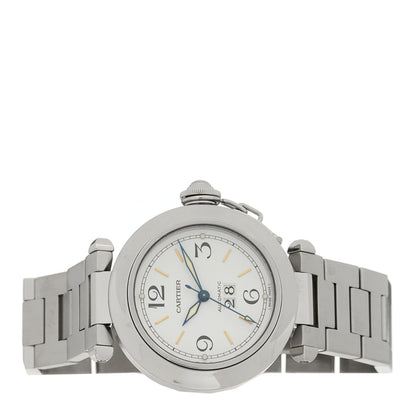 Cartier Stainless Steel 35mm Pasha C Big Date Automatic Watch 2 of 5