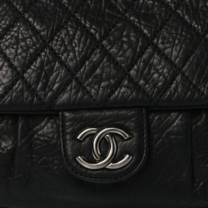 Chanel Distressed Lambskin Lady Braid Flap Black 7 of 9
