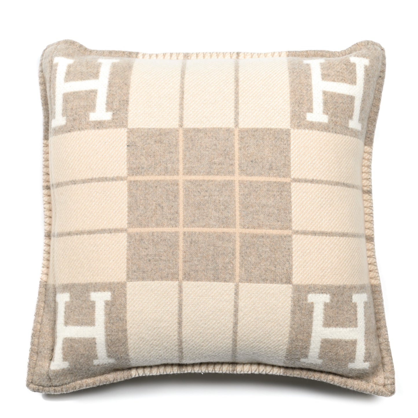 Wool Cashmere Avalon III Pillow PM Coco Camomille