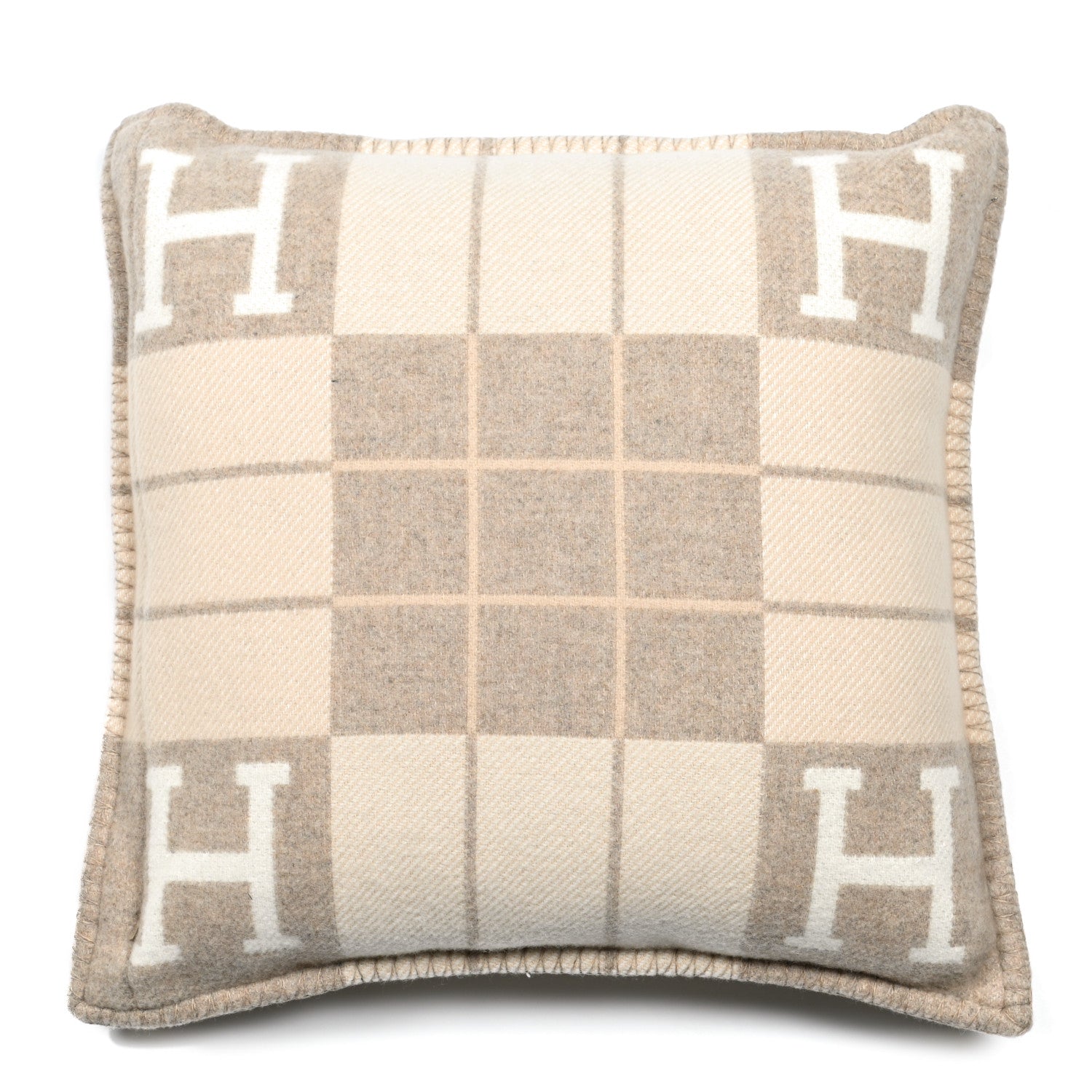 Hermes Wool Cashmere Avalon III Pillow PM Coco Camomille 2 of 4