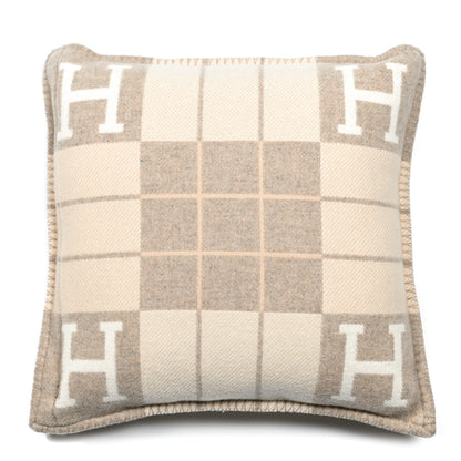 Hermes Wool Cashmere Avalon III Pillow PM Coco Camomille 2 of 4