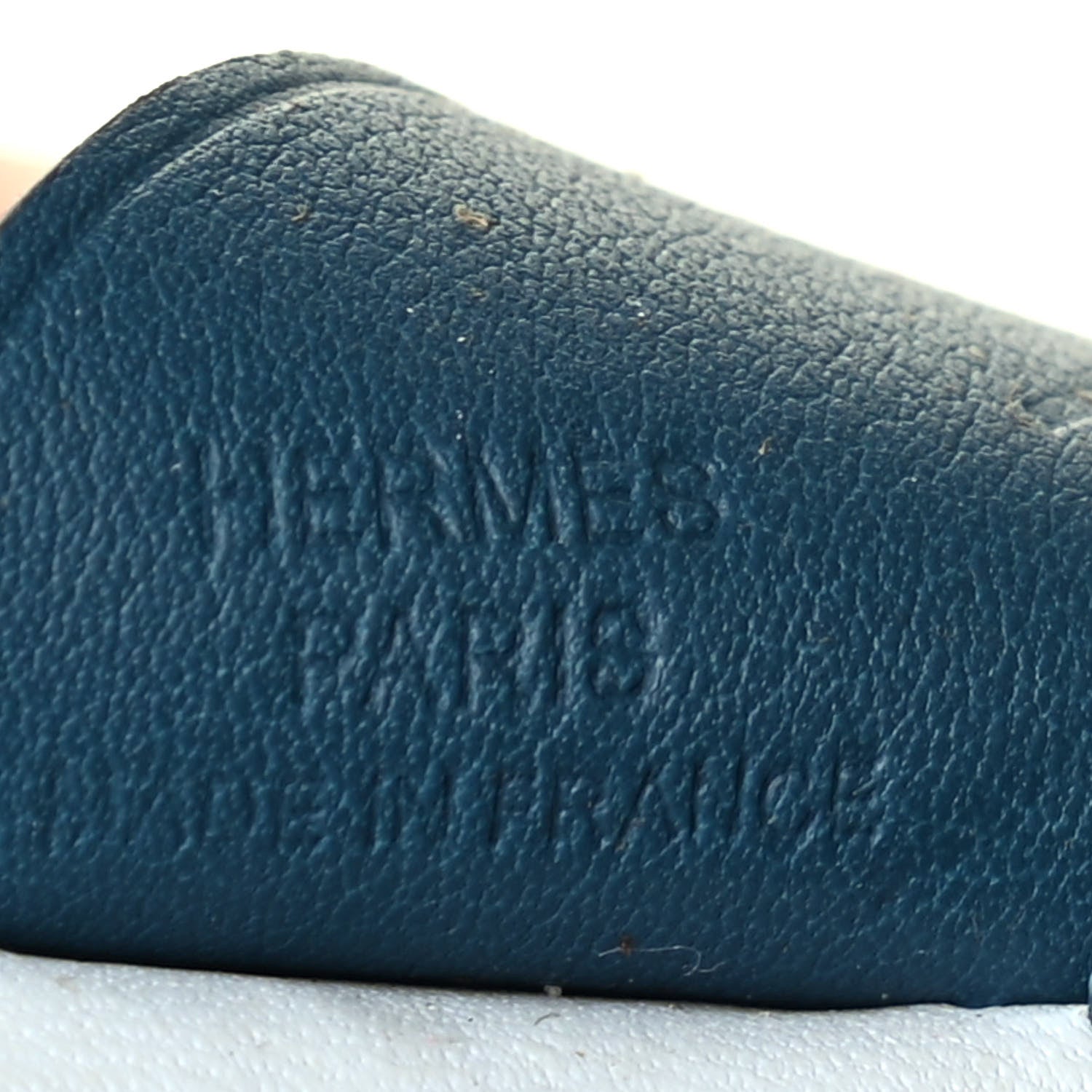 Hermes Milo Lambskin Grigri Rodeo Pegase Horse Bag Charm PM Bleu Brume Sesame Vert Bosphore 3 of 5