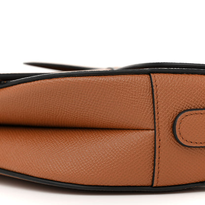 Christian Dior Grained Calfskin Saddle Bag Camello 10 of 10