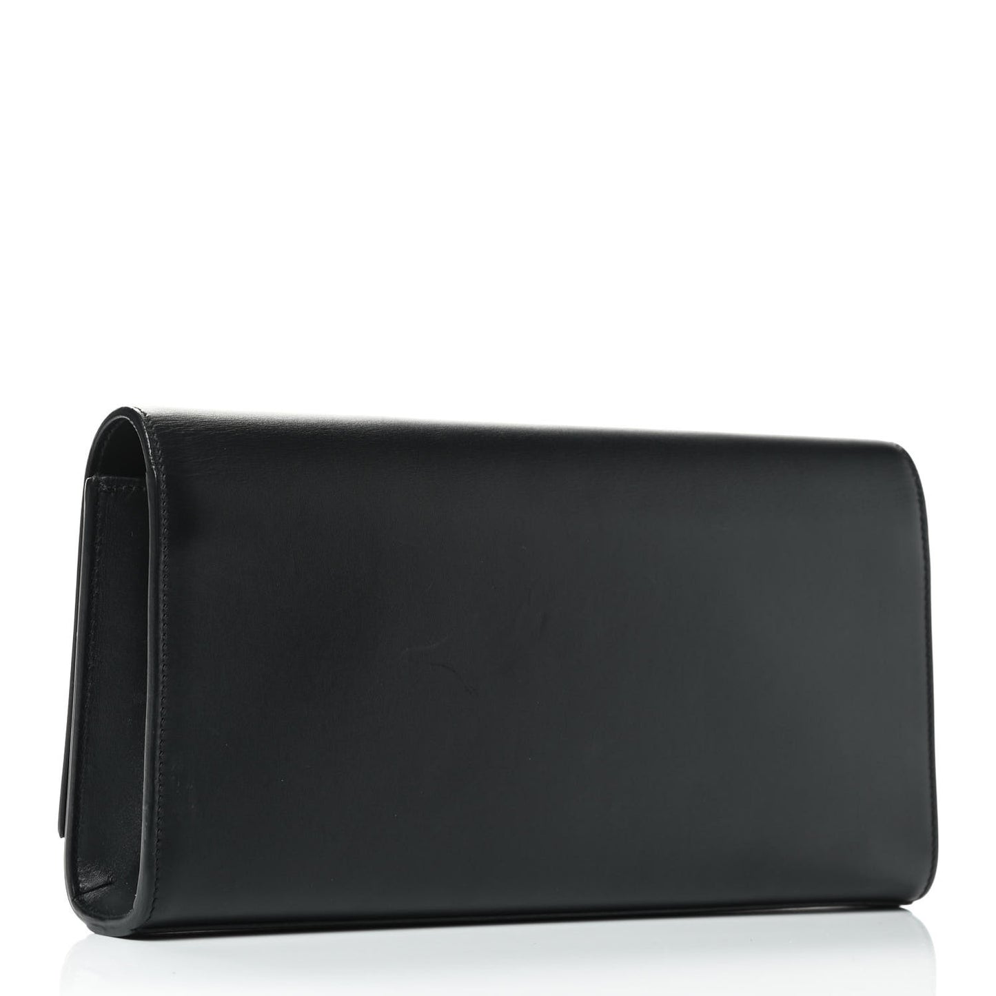 Calfskin Classic Monogram Tassel Clutch Black