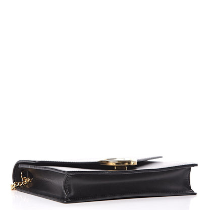 Fendi Vitello Liberty Lucido F is Fendi Medium Envelope Wallet on Chain Black 4 of 14