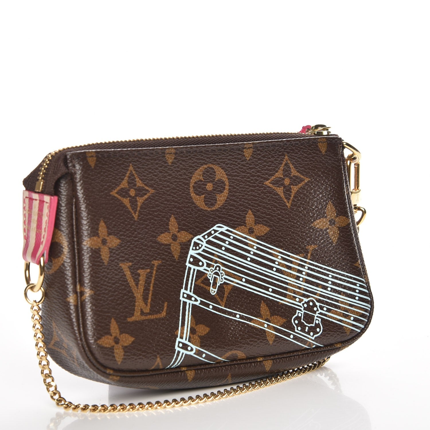 Louis Vuitton Monogram 2014 Christmas Animation Mini Pochette Accessories 3 of 7