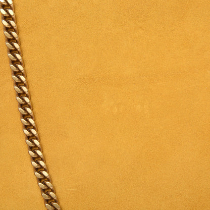 Saint Laurent Suede Medium Classic Monogram Kate Tassel Satchel Saffron Yellow 15 of 16