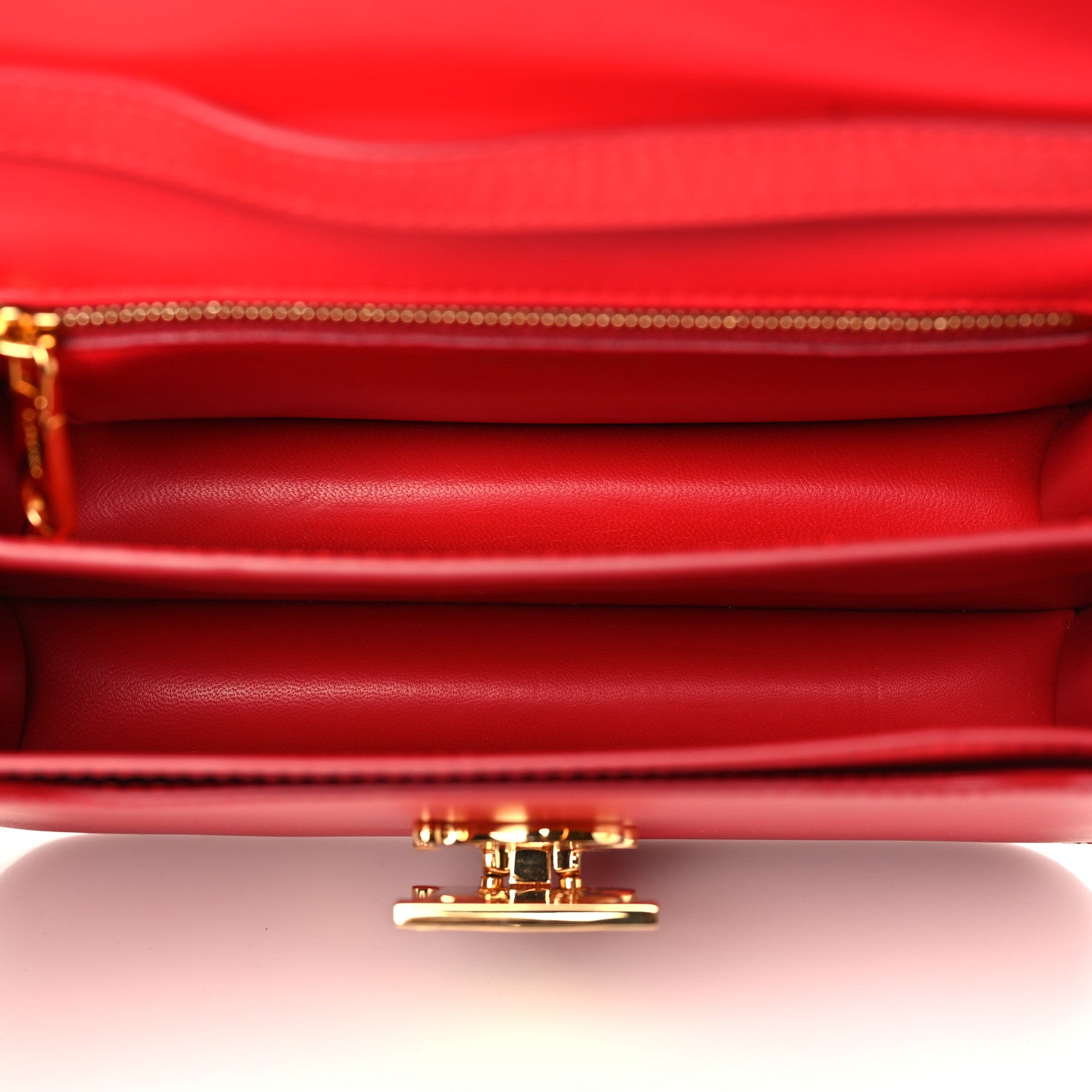 Burberry Calfskin Small TB Bag Bright Red 5 of 8