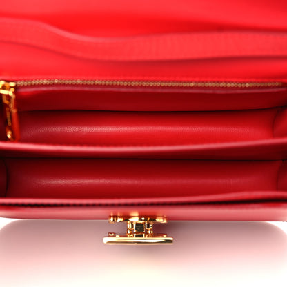Burberry Calfskin Small TB Bag Bright Red 5 of 8
