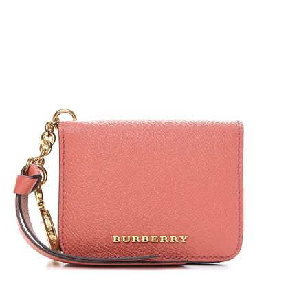 Burberry Soft Grain Calfskin Haymarket Check Camberwell Card Case Cinnamon Red Multi 1 of 8