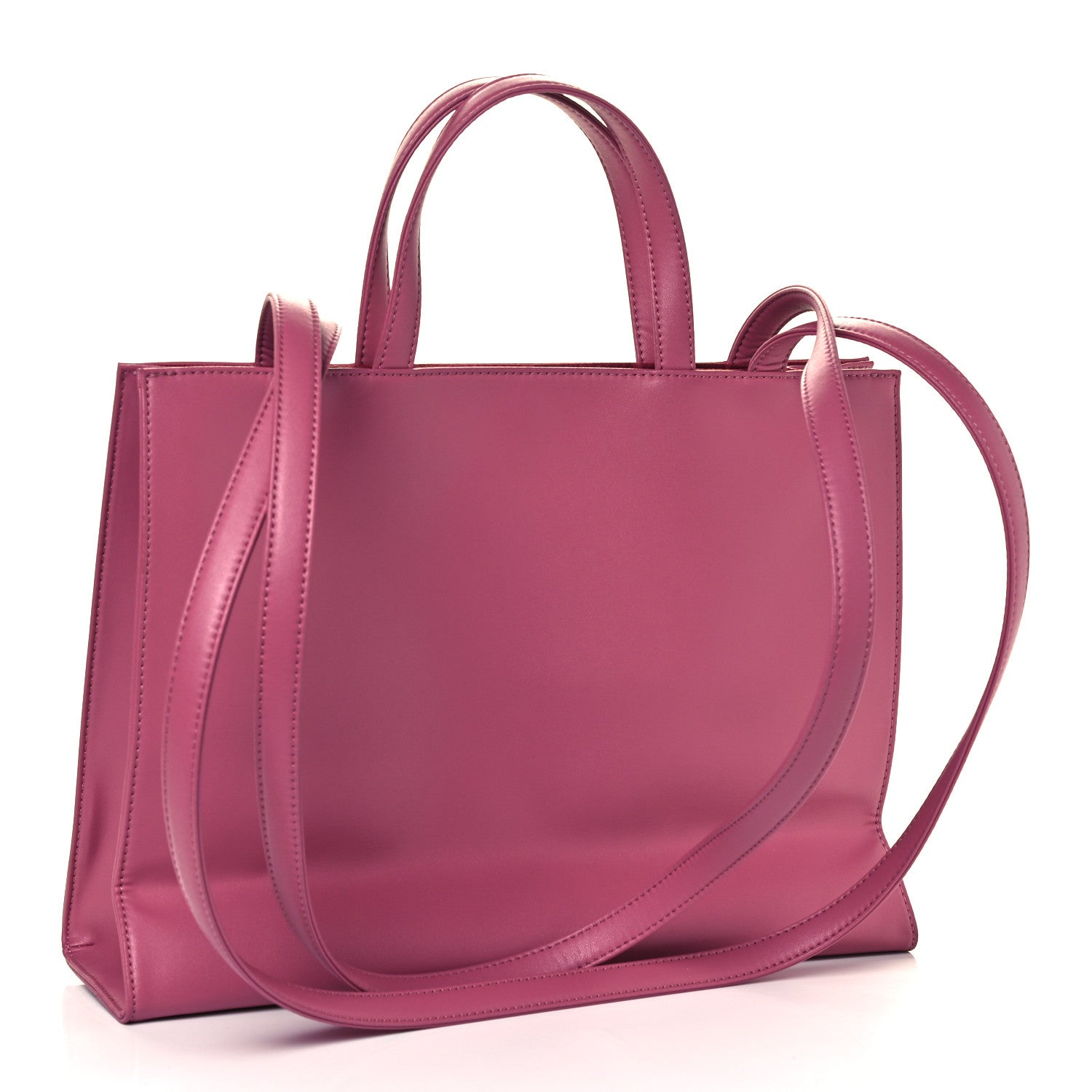 Telfar Vegan Leather Medium Shopping Bag Corned Beef 3 of 11